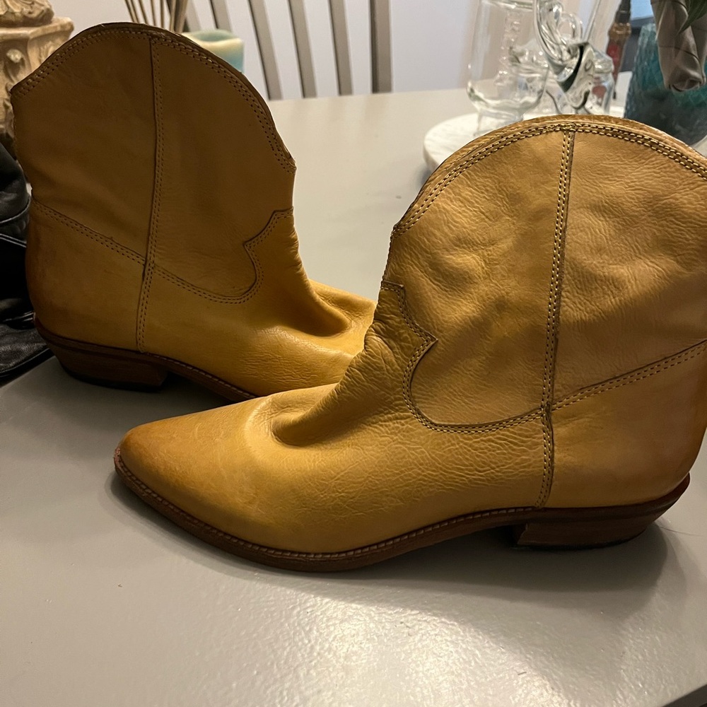 Nicole Leather Western Boots